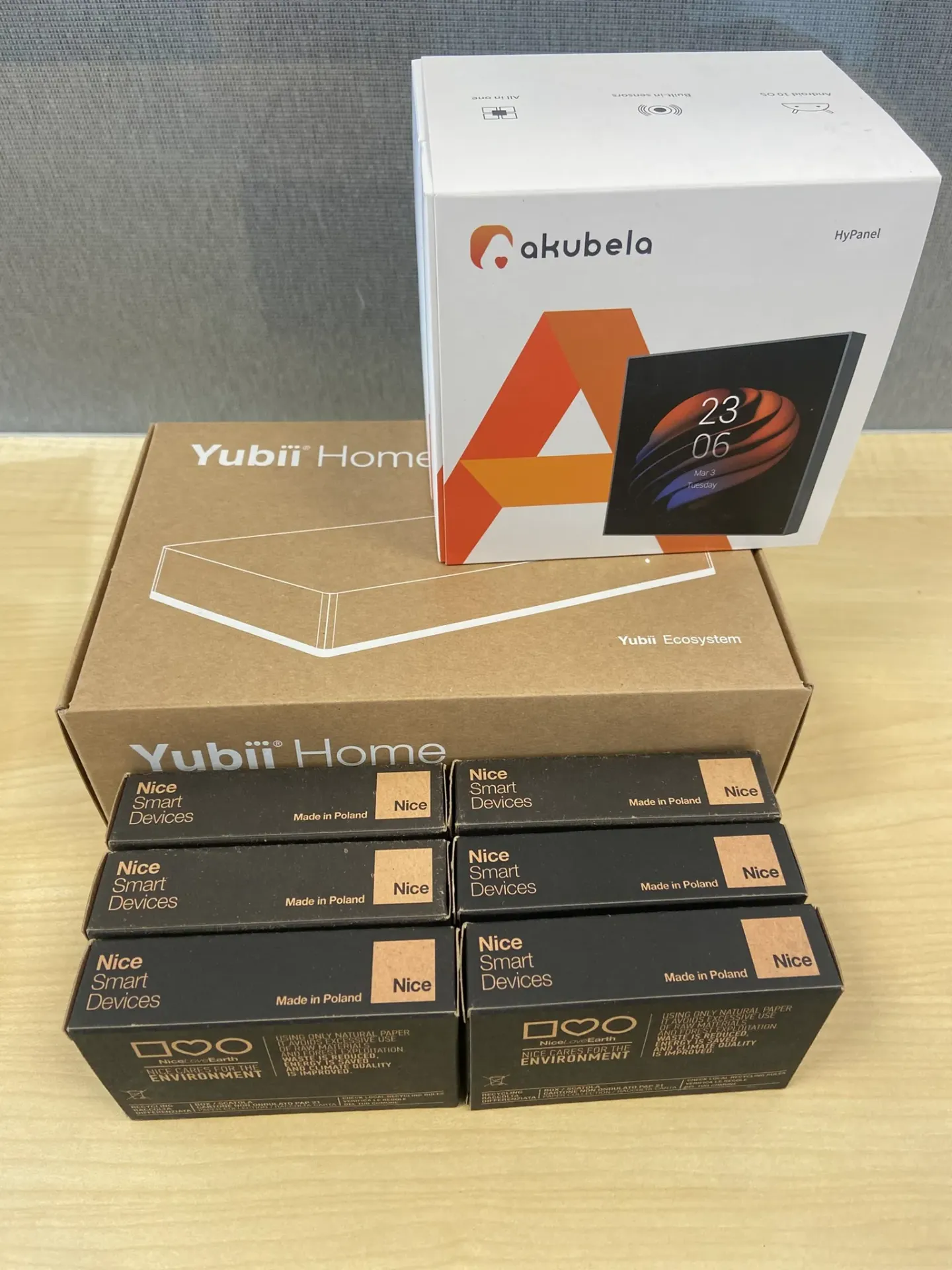 Kit domótica zwave con 6 controladores + pantalla 4" + cable adaptador